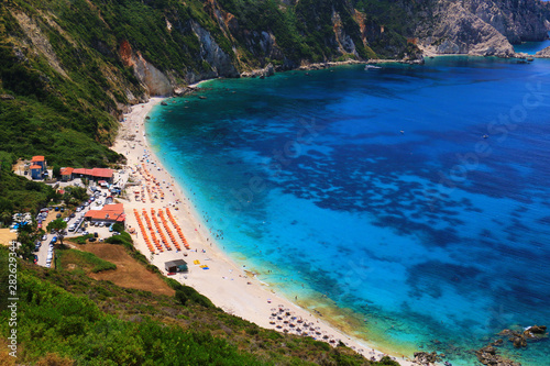 petani beach,Kefalonia island in Greece