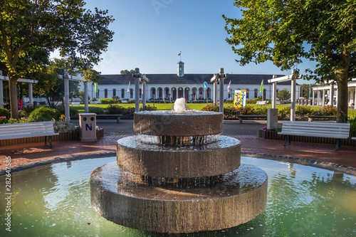 Brunnen Norderney Kurplatz, Reise Nordsee Deutschland