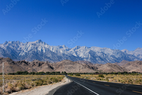View of Mount Whitney from the Death Valley Road, California, USA