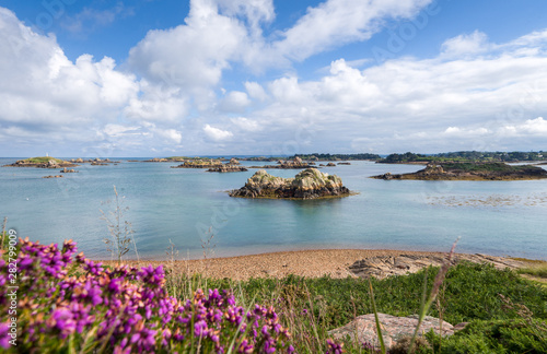 île de Bréhat (partie nord) côte sauvage, côtes d'armor, Bretagne