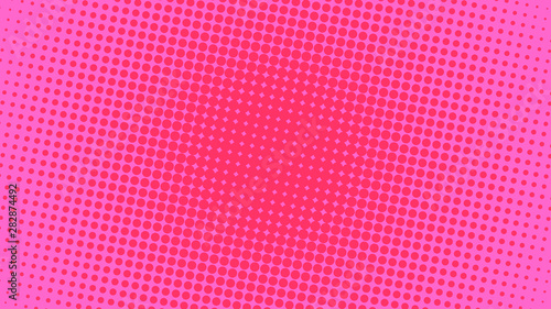 Modern pink and magenta pop art background