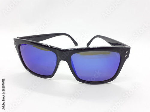 Modern Stylish Luxury Black Glasses in White Isolated Background