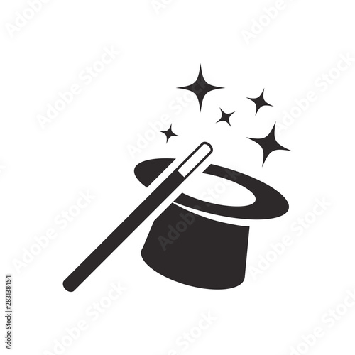 magic wand icon vector template