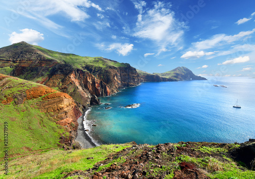 Landscape of Portugal island Madeira