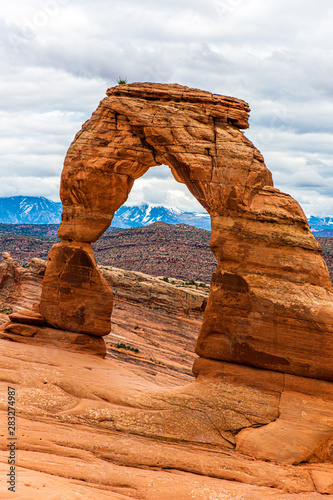 Beautiful Delicate Arch in Arches National Park, Utah, USA