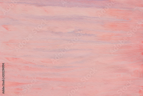 pink abstract watercolor painted background texture