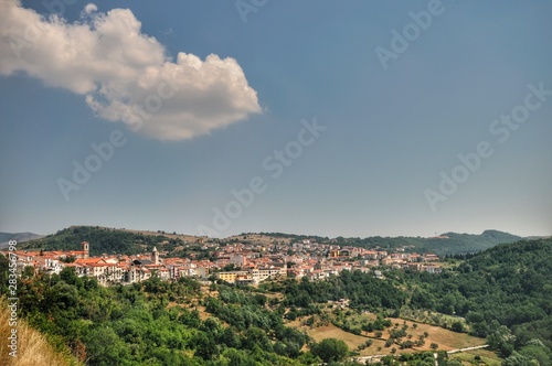 Agnone, Isernia, Molise. Panorama. Agnone (Agnèune in local dialect) is an Italian town of 4 921 inhabitants in the province of Isernia in Molise.