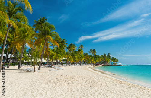 Caravelle beach in Guadeloupe