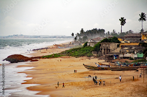 Beach at Cape Coast in Ghana