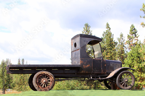 A vintage 1929 Model T truck