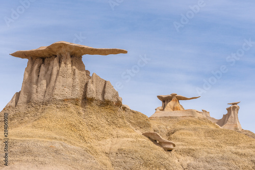 The Wings rock formation in Bisti Wilderness area, New Mexico, USA