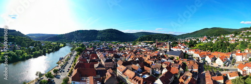 Eberbach am Neckar von oben