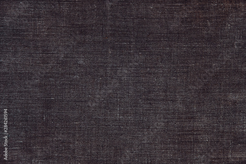 Natural eco gray linen background with copyspace