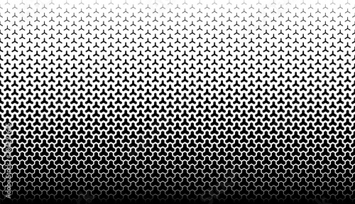 Seamless geometric vector background.Black figures on white background.