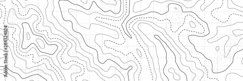 Topographic map. Topographical background. Linear graphics. Vector illustration.