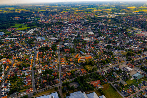 Stadt Vechta in Niedersachsen aus der Luft