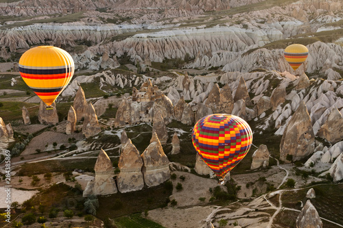 Cappadocia, Turkey. sunrise balloon flight.
