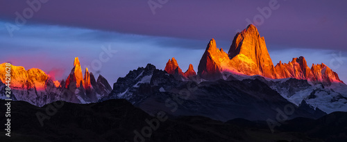 Argentina, Patagonia, Sunrise, colorful