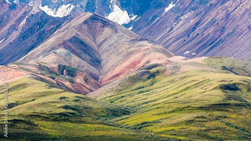 USA, Alaska, Park Narodowy Denali. Krajobraz gór i dolin. Źródło: Don Paulson / Jaynes Gallery / DanitaDelimont.com