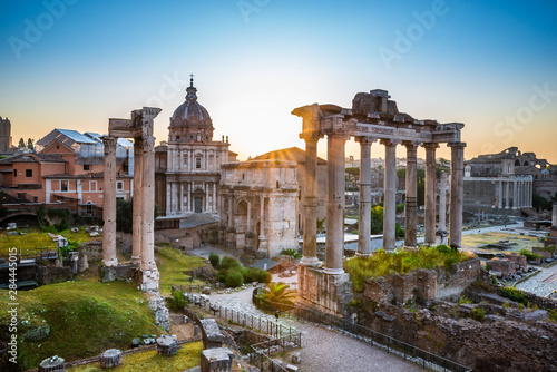 Roman Forum At Sunrise