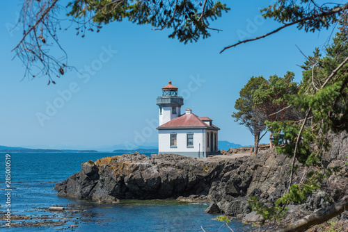 Lighthouse off the Washington Coast, San Juan Island National Park