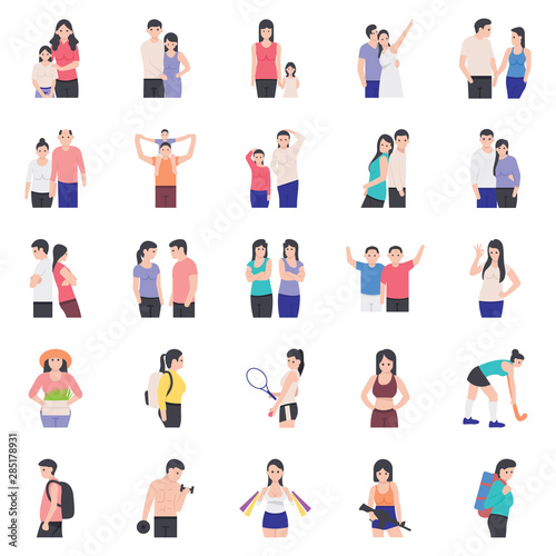 Human Activities Icons Pack 