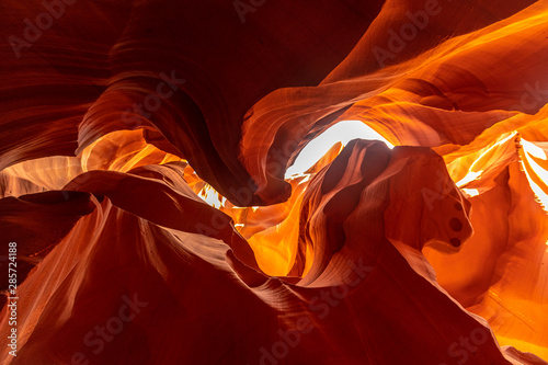 Colored waves inside Lower Antelope, Arizona. United States