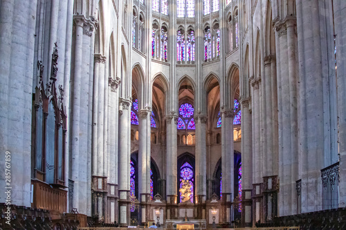 Beauvais. Intérieur de la cathédrale Saint-Pierre. Oise. Picardie. Hauts-de-France 