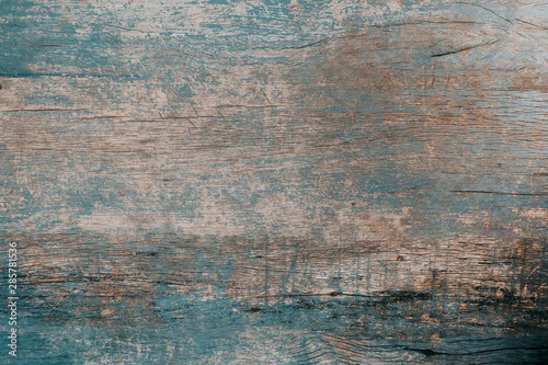 vintage of rustic blue wooden for background texture 