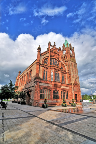 The Guildhall in Derry, Northern Ireland