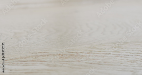 Closeup natural oak wood board