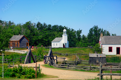 église du village historique acadien