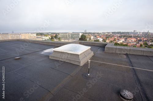 an Dome on the roof