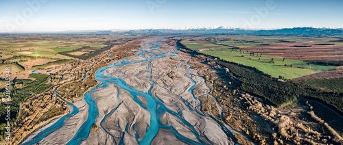 New Zealand Braided River