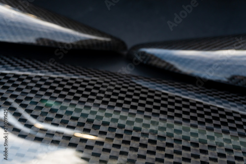 Carbon fiber composite product for motor sport and automotive racing