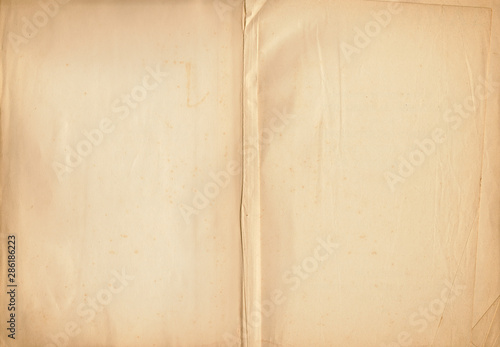 Open Blank Pages from a Hymnal Book from 1946