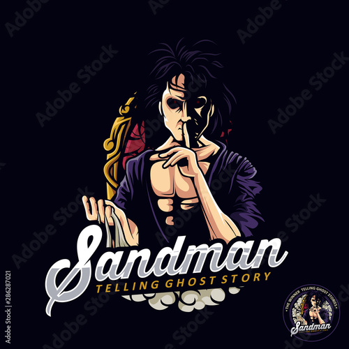 Sandman Mascot Mistery Logo