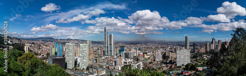 panoramic of city with sky