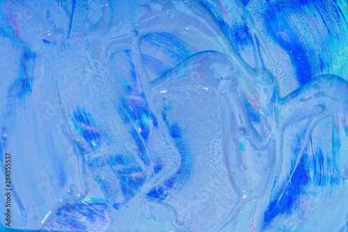  Abstract artwork- marbled effect. Pigment water background. Liquid acrylic- color blot