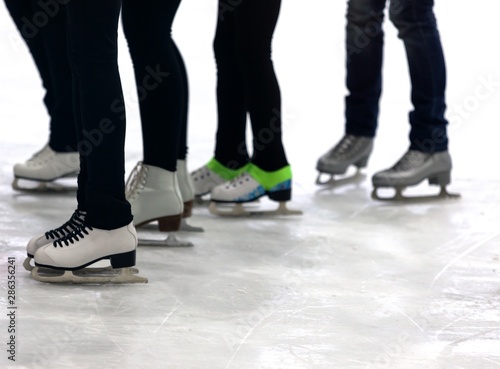 Ice Skates on Ice