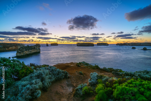 bay of islands after sunset at blue hour, great ocean road, australia 9
