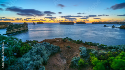 bay of islands after sunset at blue hour, great ocean road, australia 25