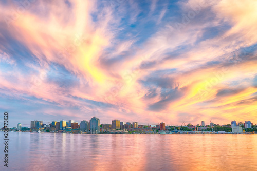 Halifax, Nova Scotia Skyline at Sunset