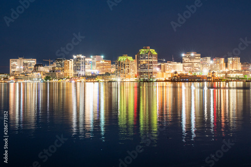 Halifax City Skyline at Night