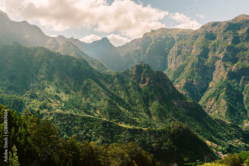 green mountains of Madeira