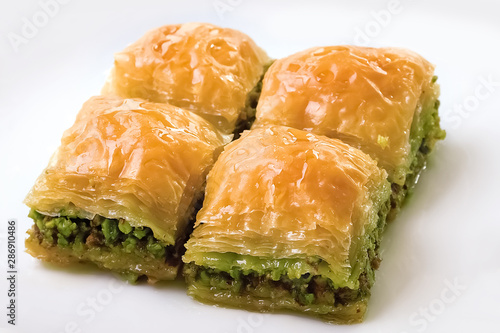 close up fpr tukish baklava