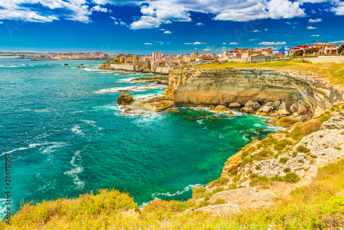 Beautiful view of Syracuse, Sicily, Italy