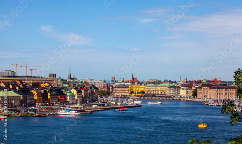 View of port of Stockholm