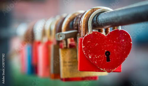 Love padlocks