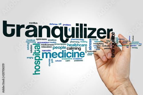 Tranquilizer word cloud